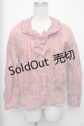 PINK HOUSE / チェックツーピース（ブラウス＆スカート）  赤系 S-25-01-27-072-LO-OP-AS-ZS