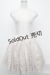 Candy Stripper / ドットスカート  ベージュ S-25-01-27-085-PU-SK-HR-ZS