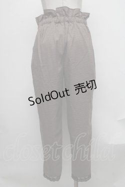 画像2: axes femme / ベロアリボンテーパードパンツ  ブラウン S-25-01-27-091-AX-PA-HR-ZT252
