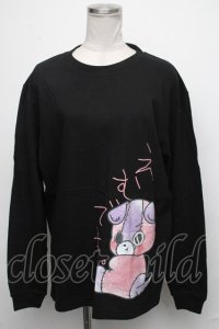 NieR Clothing / ちゃむちゃむTシャツ  黒 S-25-01-27-052-PU-TO-AS-ZY