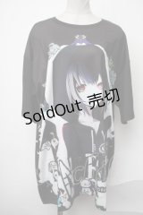 NieR Clothing / プリントTシャツ  黒 S-25-01-28-051-PU-TO-AS-ZS