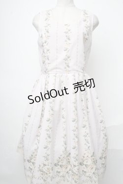 画像1: axes femme / 花柄パネルワンピース  ピンク S-25-01-28-074-AX-OP-HR-ZI