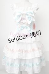 BABY,THE STARS SHINE BRIGHT / Sweet Best Wishesジャンパースカート&カチューシャセット  白 S-25-01-28-080-BA-OP-AS-ZS