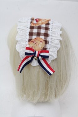 画像2: Angelic Pretty / いちごBread Bakeryヘッドドレス  ブラウン S-25-01-28-008-AP-AC-AS-ZS