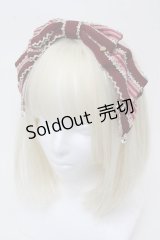 BABY,THE STARS SHINE BRIGHT / Sweetheartリボンカチューシャ  ワイン S-25-01-28-010-BA-AC-AS-ZS