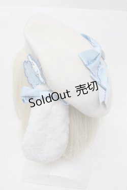 画像2: metamorphose / シナモロールコラボ　耳付きベレー  オフ S-25-01-28-004-ME-AC-AS-ZS