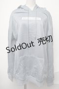 NieR Clothing / ロゴパーカー  グレー S-25-01-28-044-PU-TO-HR-ZS