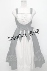 axes femme kawaii / 童話の小公女ジャンスカ  グリーン S-25-01-31-064-AX-OP-HR-ZS