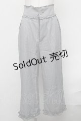 axes femme POETIQUE / ギンガムチェックパンツ  グレー S-25-01-31-076-AX-PA-HR-ZT175