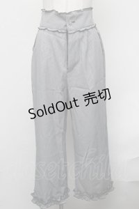 axes femme POETIQUE / ギンガムチェックパンツ  グレー S-25-01-31-076-AX-PA-HR-ZT175