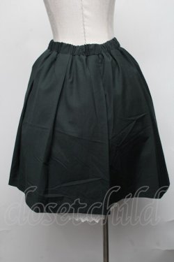 画像2: axes femme / プリーツミドルスカート  グリーン S-25-01-31-079-AX-SK-AS-ZI