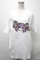 NieR Clothing / ちゃむちゃむ推しTシャツ  白 S-25-01-31-017-PU-TO-AS-ZY