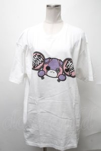NieR Clothing / ちゃむちゃむ推しTシャツ  白 S-25-01-31-017-PU-TO-AS-ZY
