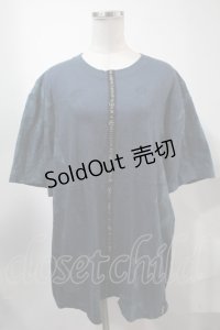 Desoro / むら染めTシャツ  ブルー S-25-01-31-031-PU-TS-HR-ZS