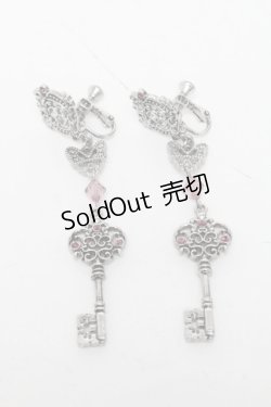 画像1: axes femme / 鍵モチーフイヤリング  シルバー S-25-01-31-005-AX-AC-HR-ZS