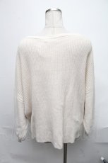 画像2: 【SALE】axes femme / パールボタンニット  オフ S-25-02-02-023-AX-TO-AS-ZT194 (2)