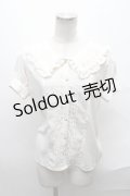 Ank Rouge / 刺繍セーラー襟ブラウス  キナリ S-25-02-02-034-CA-BL-HR-ZS