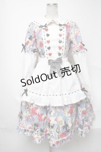 metamorphose / Wonder Card Aliceワンピース  サックス S-25-02-04-057-ME-OP-HR-ZS