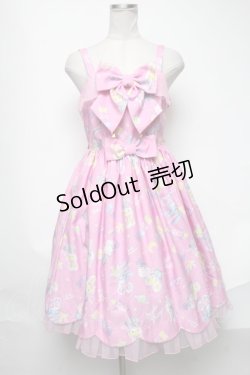 画像1: Angelic Pretty / SPACE TOYSジャンパースカート  ピンク S-25-02-04-072-AP-OP-HR-ZS
