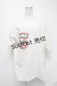 LAND by MILKBOY / LAND BEAR ワッペン TEE  オフ S-25-02-04-033-MB-TS-AS-ZS