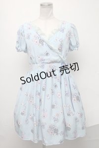 MILK / パンジーCATドレス  サックス S-25-02-05-043-ML-OP-AS-ZS