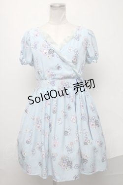 画像1: MILK / パンジーCATドレス  サックス S-25-02-05-043-ML-OP-AS-ZS