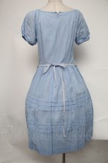 画像2: 【SALE】Jane Marple / パフ袖ワンピース  サックス S-25-02-08-055-JM-OP-AS-ZT359 (2)