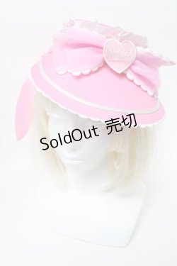 画像1: Angelic Pretty / Toys Donut Dinerサンバイザー  ピンク S-25-02-08-011-AP-AC-HR-ZS