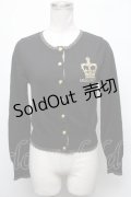 【SALE】Angelic Pretty / Antique Crown刺繍ニットカーディガン  黒 S-25-02-11-035-AP-TO-HR-ZT057