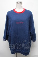 画像1: 【SALE】MILKBOY / 半袖スウェット  紺 S-25-02-11-037-MB-TS-AS-ZT063 (1)