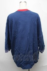 画像2: 【SALE】MILKBOY / 半袖スウェット  紺 S-25-02-11-037-MB-TS-AS-ZT063 (2)
