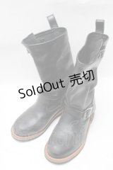 YOSUKE / エンジニアブーツ  黒 S-25-02-11-015-PU-SH-HR-ZS
