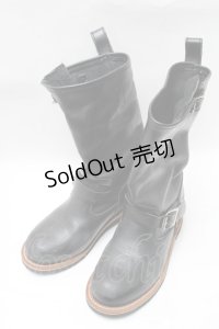 YOSUKE / エンジニアブーツ  黒 S-25-02-11-015-PU-SH-HR-ZS