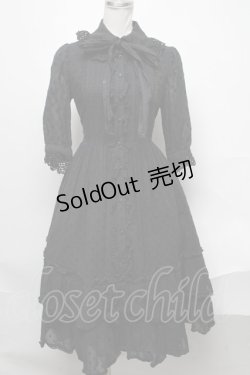 画像1: Angelic Pretty / Camilleワンピース  黒 S-25-02-11-056-AP-OP-HR-ZS