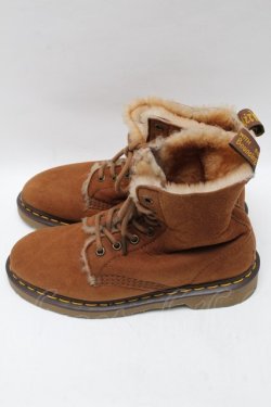 画像2: Dr.Martens （Getta Grip） / MADE IN ENGLAND 1460 パスカル シアリング 8アイブーツ  ブラウン S-25-02-13-009-PU-AC-HR-ZS