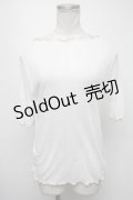 axes femme / シアートップス  白 S-25-02-13-028-AX-TO-HR-ZI