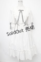 Angelic Pretty / Romantic Dotワンピース  シロ S-25-02-15-052-AP-OP-AS-ZS