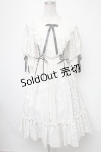 Angelic Pretty / Romantic Dotワンピース  シロ S-25-02-15-052-AP-OP-AS-ZS