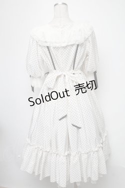 画像2: Angelic Pretty / Romantic Dotワンピース  シロ S-25-02-15-052-AP-OP-AS-ZS