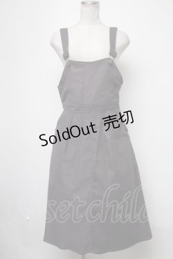 画像1: Fi.n.t / 金具使いサロペット風ジャンパースカート  グレー S-25-02-15-061-CA-OP-HR-ZT220
