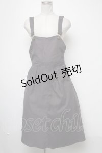 Fi.n.t / 金具使いサロペット風ジャンパースカート  グレー S-25-02-15-062-CA-OP-HR-ZT220