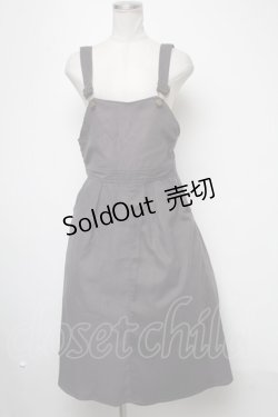 画像1: Fi.n.t / 金具使いサロペット風ジャンパースカート  グレー S-25-02-15-062-CA-OP-HR-ZT220