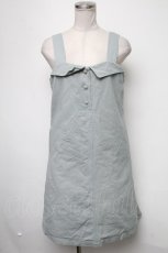 画像1: 【SALE】Fi.n.t / バックレターデザインジャンパースカート  ミント S-25-02-15-066-CA-OP-HR-ZT206 (1)