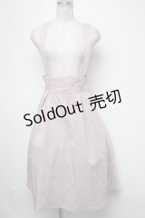 Fi.n.t / ベルトセットサスペンダー付きハイウエストフレアースカート  ピンク S-25-02-15-068-CA-SK-HR-ZT354