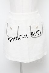 Ank Rouge / ツイードタイトスカート  オフ S-25-02-15-074-CA-PA-AS-ZS