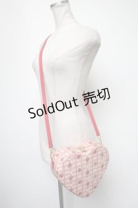Q-pot. / ハートストロベリーチョコレートハートクロスボディーバッグ  ピンク S-25-02-15-015-QP-BG-AS-ZS