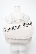 m petit by misako / スカラップ被せの3WAYバッグ  ベージュ S-25-02-15-019-LO-BG-HR-ZS