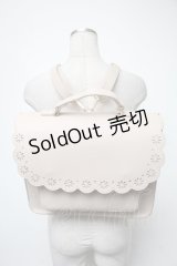 m petit by misako / スカラップ被せの3WAYバッグ  ベージュ S-25-02-15-019-LO-BG-HR-ZS