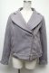 画像1: axes femme POETIQUE / フェイクスエードライダース M ブルーグレー S-25-02-17-009-AX-JA-AS-ZT285 (1)