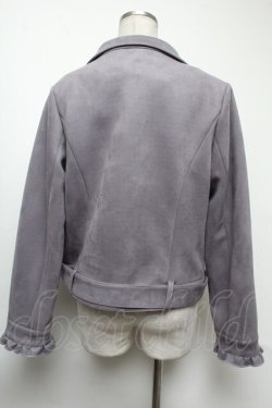 画像2: axes femme POETIQUE / フェイクスエードライダース M ブルーグレー S-25-02-17-009-AX-JA-AS-ZT285